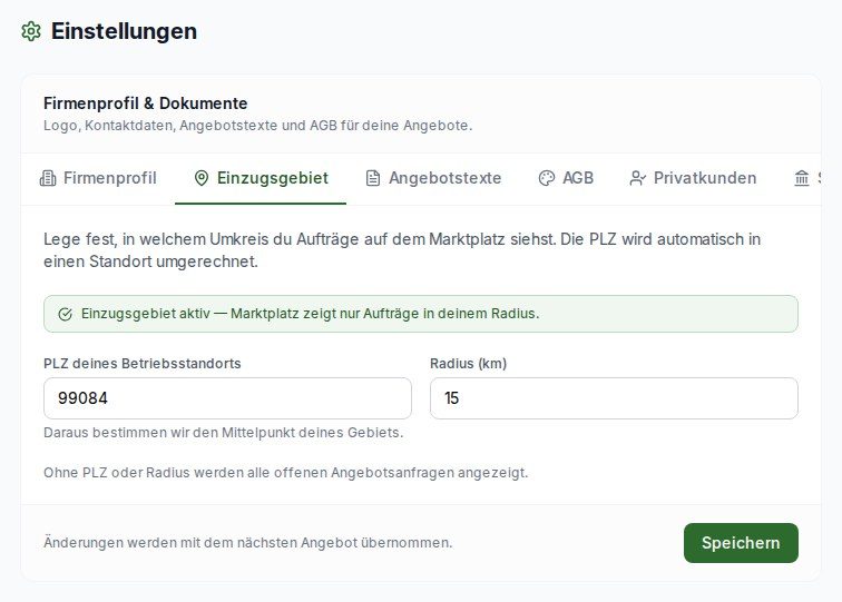 Einzugsgebiet